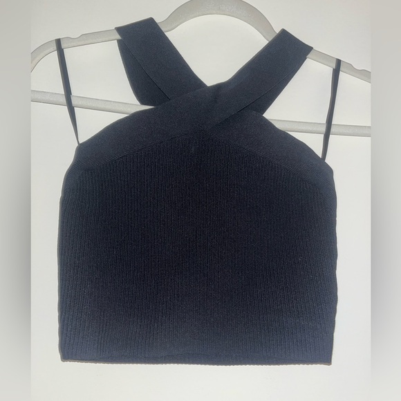 Babaton Sculpt Knit Criss Cross Cropped Tank - Picture 4 of 6